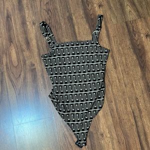 Bodysuit black&brown